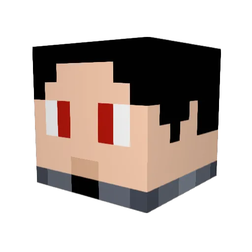 Solaire_Eclipse Minecraft avatar head, 3D render