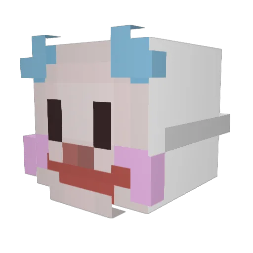 SolanaEnjoyer Minecraft avatar head, 3D render