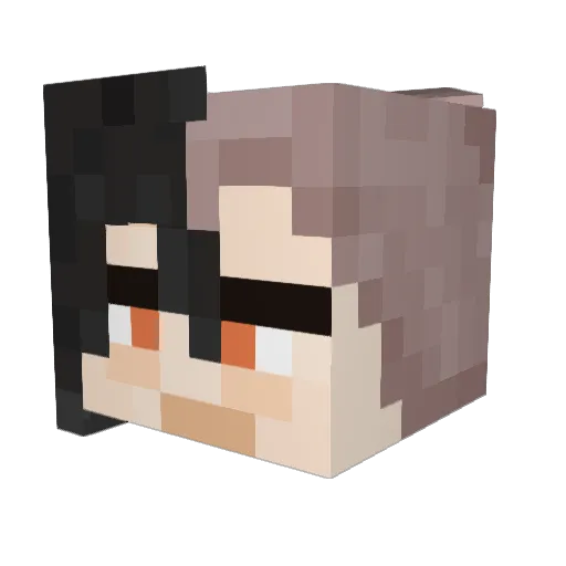 SolarArkon Minecraft avatar head, 3D render