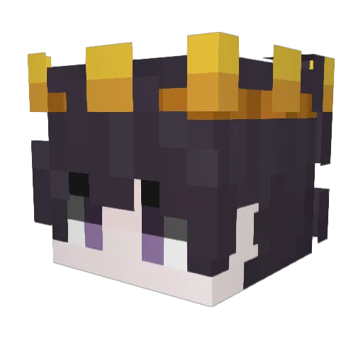 SolarHez Minecraft avatar head, 3D render