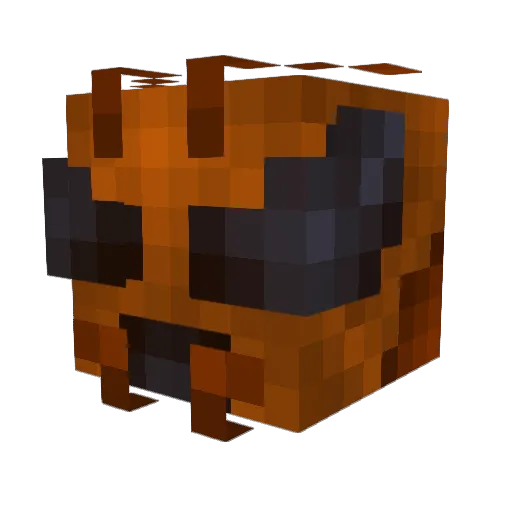 SolarInvicta Minecraft avatar head, 3D render