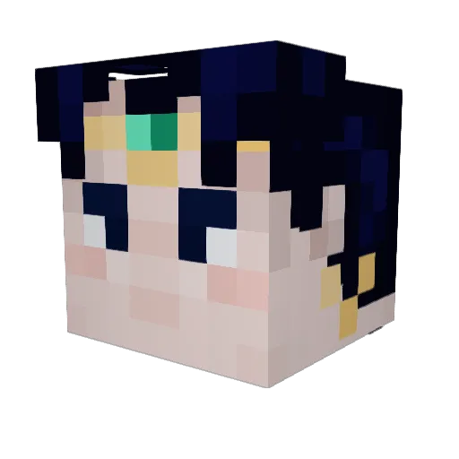 SolarMac Minecraft avatar head, 3D render