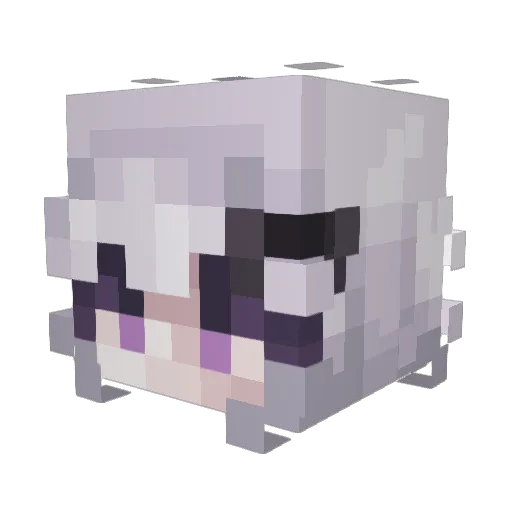 SolarMoonlight19 Minecraft avatar head, 3D render