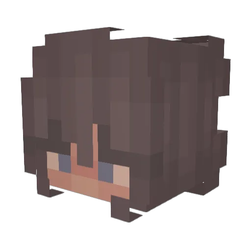 SolarReality Minecraft avatar head, 3D render