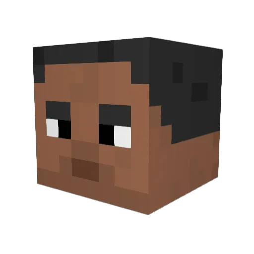 SolarSoupYT Minecraft avatar head, 3D render