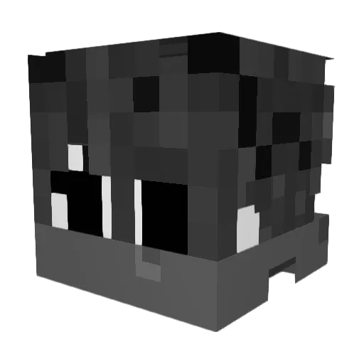 SolarStarss Minecraft avatar head, 3D render