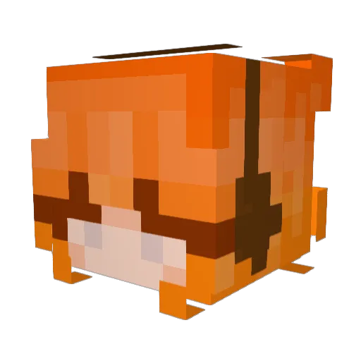 SolarTempest_ Minecraft avatar head, 3D render