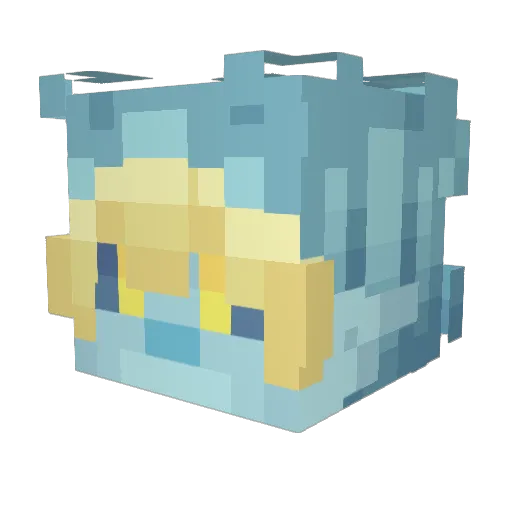 Solar_Alteran Minecraft avatar head, 3D render