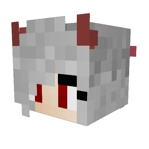 Solar_Convex Minecraft avatar head, 3D render