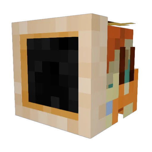 Solar_Flarez Minecraft avatar head, 3D render