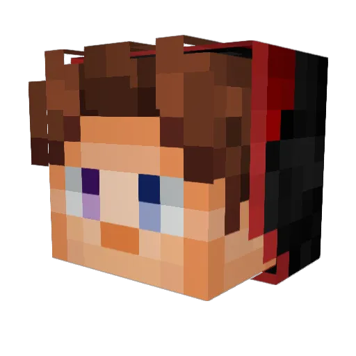 Solar_Fritz Minecraft avatar head, 3D render