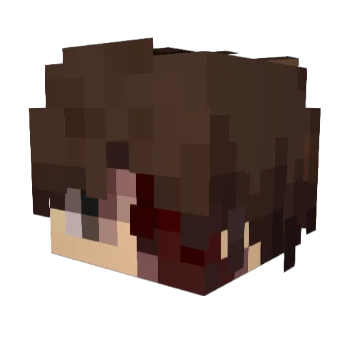 Solar_Prism Minecraft avatar head, 3D render
