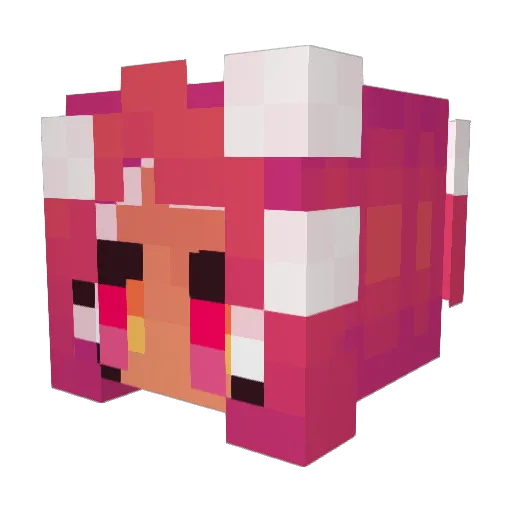 Solaraxis_ Minecraft avatar head, 3D render