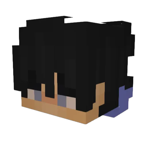 SolarayTV Minecraft avatar head, 3D render