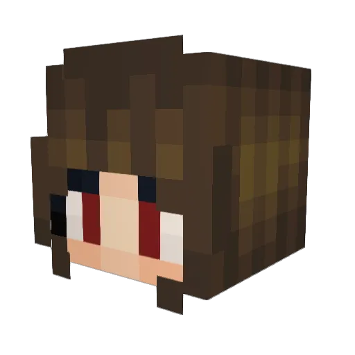 Solarbewdew Minecraft avatar head, 3D render