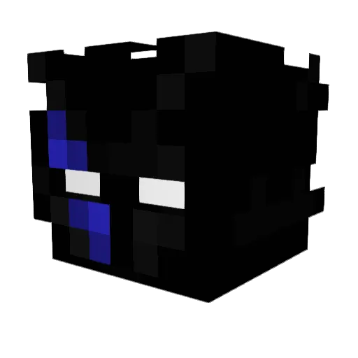 Solarden Minecraft avatar head, 3D render