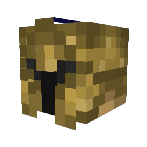 Solarfloof Minecraft avatar head, 3D render