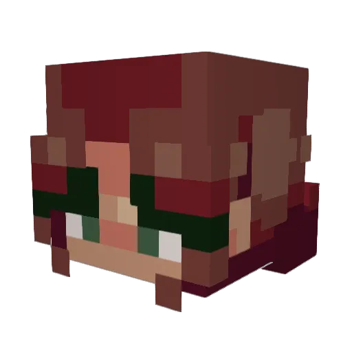 Solaria_Sun Minecraft avatar head, 3D render