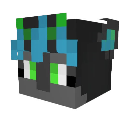 SolarisKnight Minecraft avatar head, 3D render