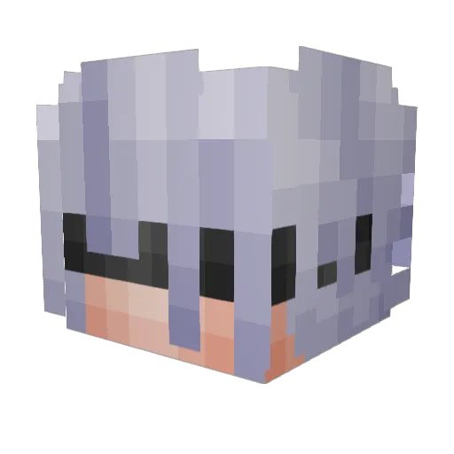 SolarisSnow Minecraft avatar head, 3D render