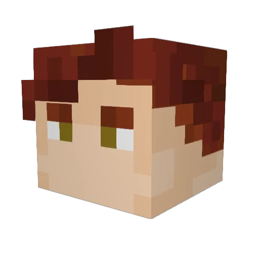 Solaris_1620 Minecraft avatar head, 3D render
