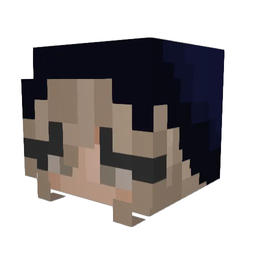 SolarrSeraphim Minecraft avatar head, 3D render