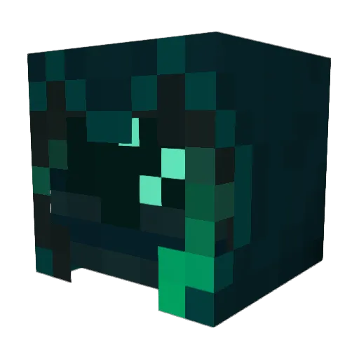 Solarzium Minecraft avatar head, 3D render