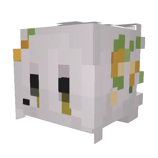 Solatix Minecraft avatar head, 3D render