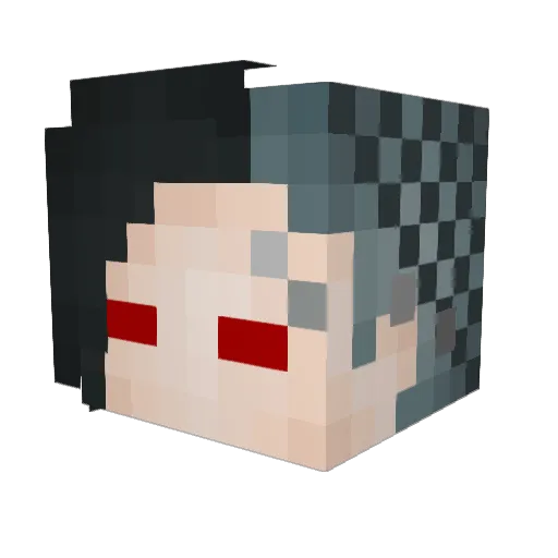 Solberry89 Minecraft avatar head, 3D render