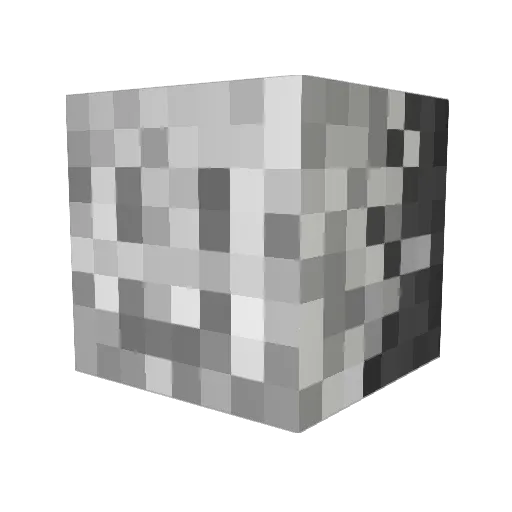 Solboii Minecraft avatar head, 3D render