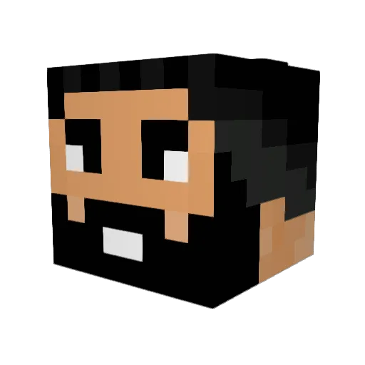 Soldado_5990 Minecraft avatar head, 3D render