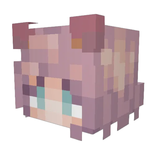 SoldierBeetle Minecraft avatar head, 3D render