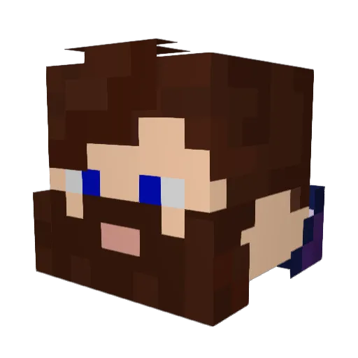 SoldierGuy12355 Minecraft avatar head, 3D render