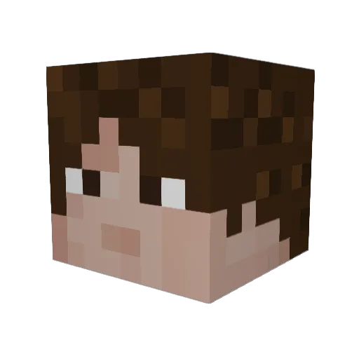 SoldierJonas Minecraft avatar head, 3D render