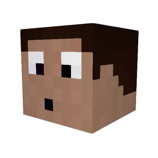 SoldierMichael Minecraft avatar head, 3D render