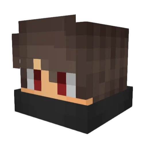 SoldierSquid821 Minecraft avatar head, 3D render
