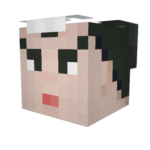 Soldier_SHIN Minecraft avatar head, 3D render