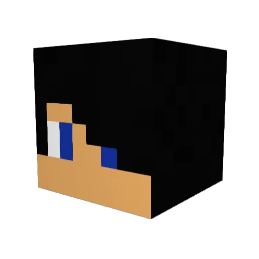 Soldja123 Minecraft avatar head, 3D render