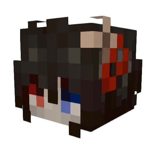 Soldwyn Minecraft avatar head, 3D render