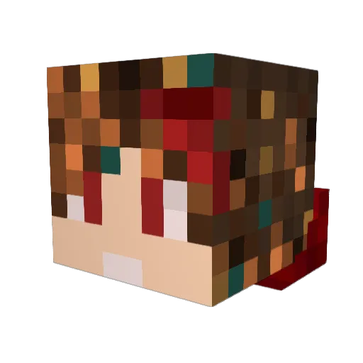 SoleDragon05931 Minecraft avatar head, 3D render