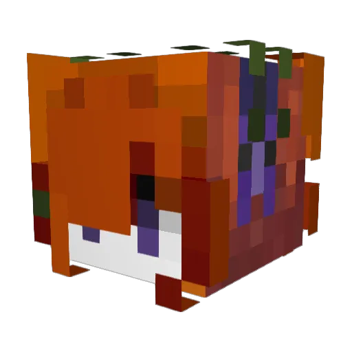 Soleign Minecraft avatar head, 3D render