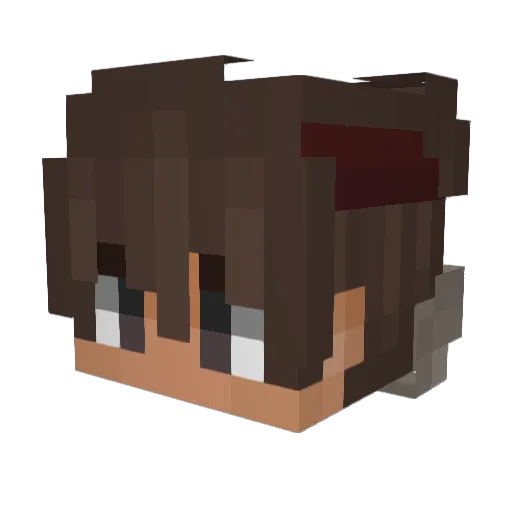 SolenQ Minecraft avatar head, 3D render