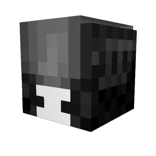Soler_System Minecraft avatar head, 3D render