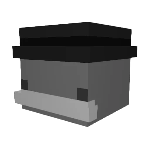 SolexUK Minecraft avatar head, 3D render