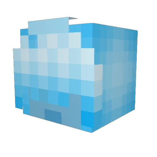 Solgrynn Minecraft avatar head, 3D render