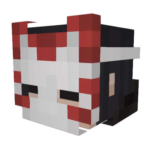Solheim_ Minecraft avatar head, 3D render