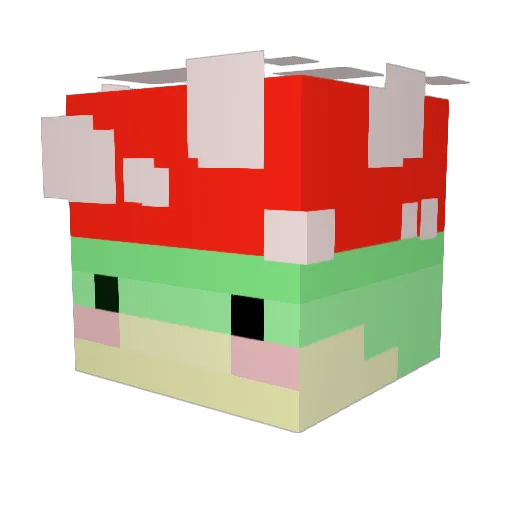 Soli000 Minecraft avatar head, 3D render