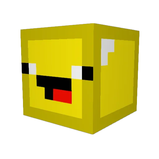SolidGoldNinjaZ Minecraft avatar head, 3D render
