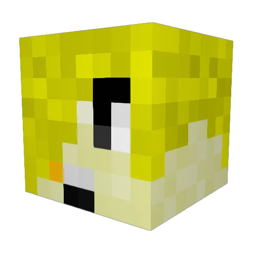 Solid_Snake524 Minecraft avatar head, 3D render
