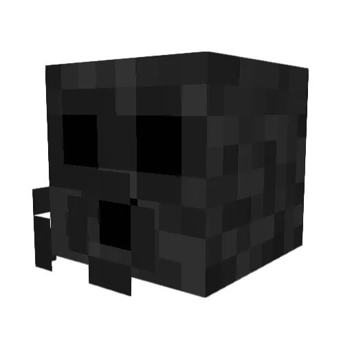 Solid_poptart Minecraft avatar head, 3D render